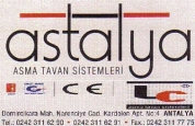 Astalya Asma Tavan Sistemleri – antalya