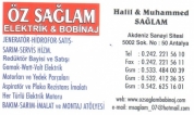 Öz Sağlam Elektrik Bobinaj – antalya